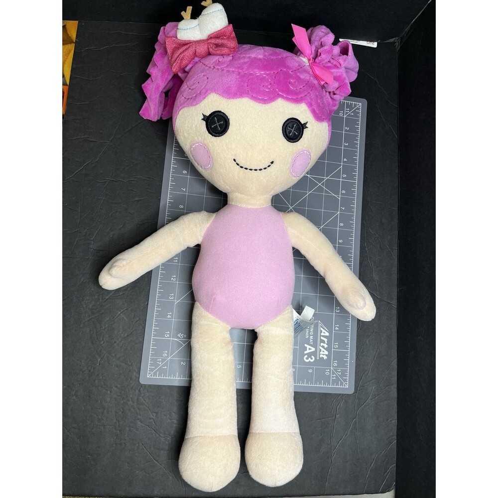 Build A Bear Lalaloopsy Crumbs Sugar Cookie Plush Doll Large 21”  Rare Dress - Picture 10 of 10